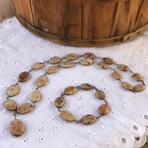 Handmade Quartz Necklace and Bracelet